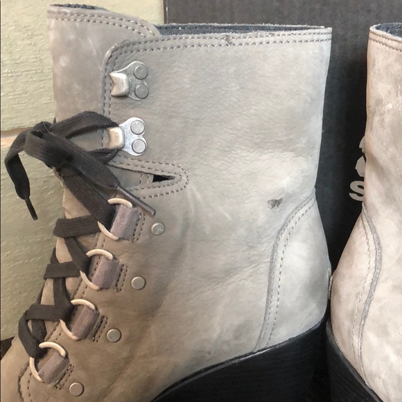 NWT Sorel After Hours lace Boot / bootie wedge - Picture 4 of 12
